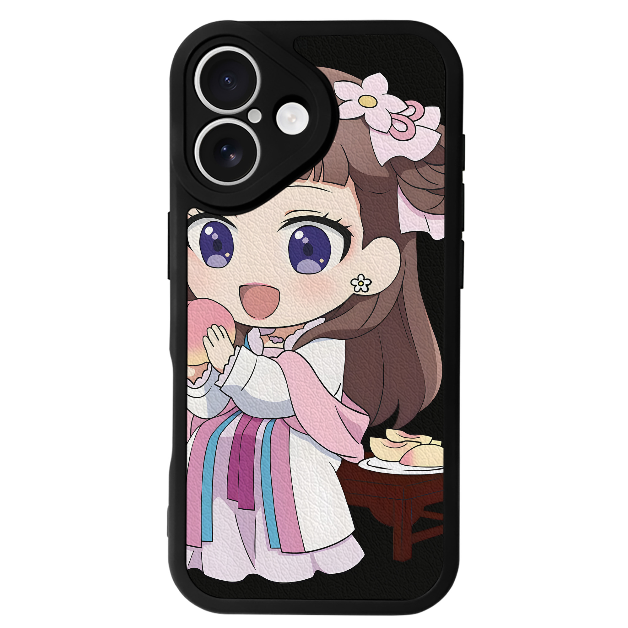 （画像用） 薬屋のひとりごと The Apothecary Diaries 【iPhone 16シリーズ対応】シリコンスマホケース（レザー調） 材質：シリコン